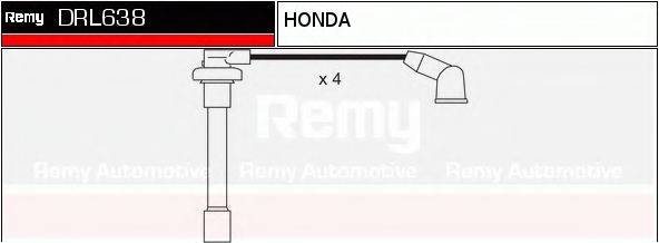 DELCO REMY DRL638 Комплект дротів запалювання