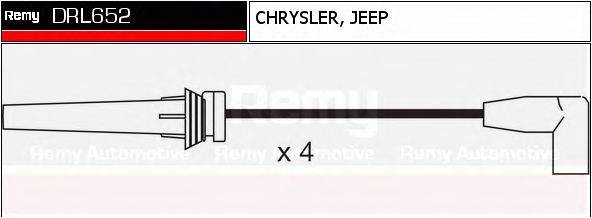 DELCO REMY DRL652 Комплект дротів запалювання