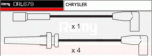 DELCO REMY DRL679 Комплект дротів запалювання