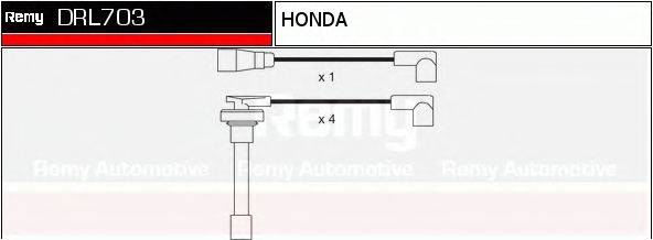 DELCO REMY DRL703 Комплект дротів запалювання