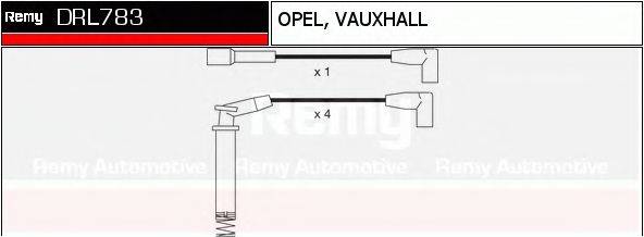 DELCO REMY DRL783 Комплект дротів запалювання