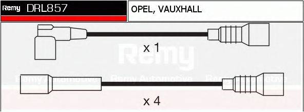 DELCO REMY DRL857 Комплект дротів запалювання