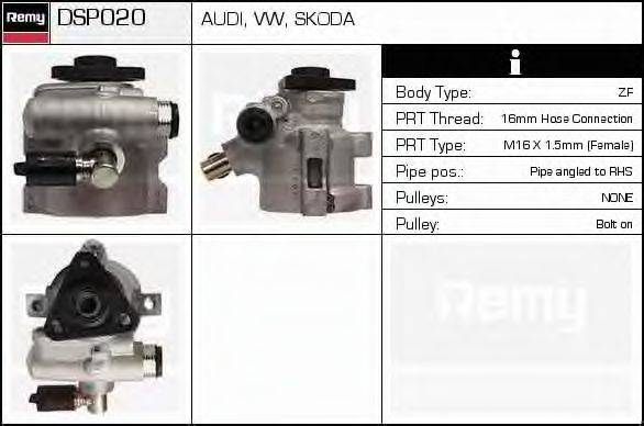 DELCO REMY DSP020 Гідравлічний насос, кермо