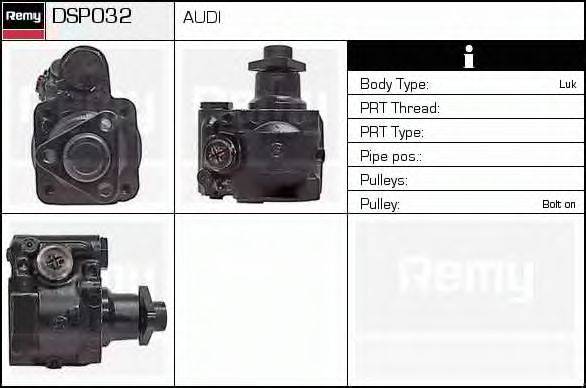 DELCO REMY DSP032 Гідравлічний насос, кермо