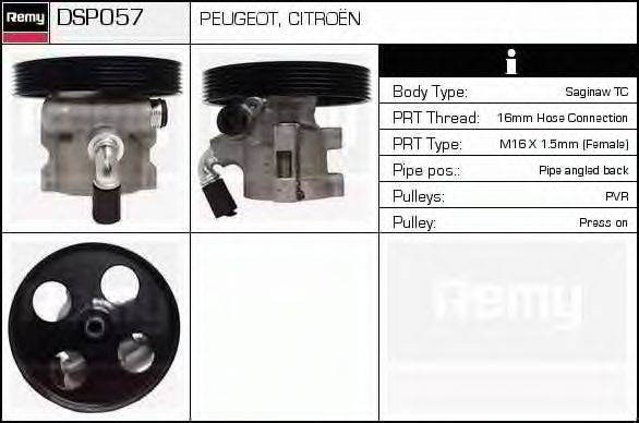 DELCO REMY DSP057 Гідравлічний насос, кермо