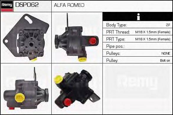 DELCO REMY DSP062 Гідравлічний насос, кермо