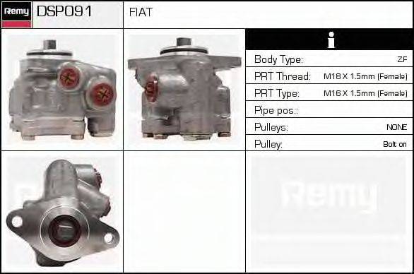 DELCO REMY DSP091 Гідравлічний насос, кермо