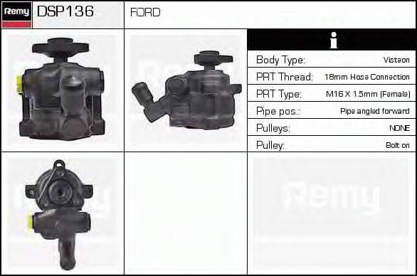 DELCO REMY DSP136 Гідравлічний насос, кермо