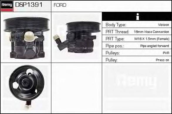 DELCO REMY DSP1391 Гідравлічний насос, кермо