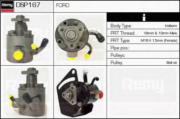 DELCO REMY DSP167 Гідравлічний насос, кермо