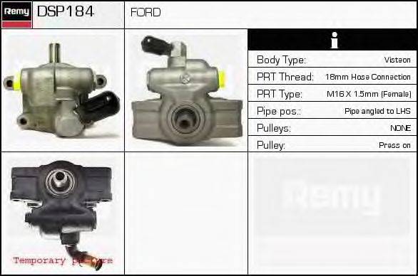 DELCO REMY DSP184 Гідравлічний насос, кермо