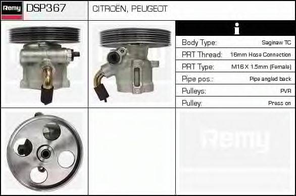 DELCO REMY DSP367 Гідравлічний насос, кермо