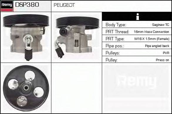 DELCO REMY DSP380 Гідравлічний насос, кермо