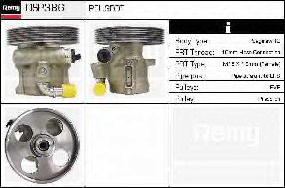 DELCO REMY DSP386 Гідравлічний насос, кермо