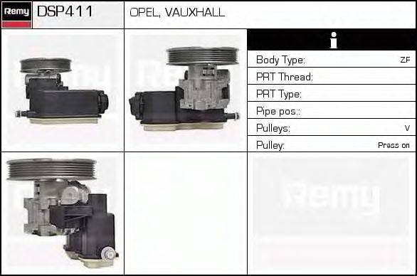 DELCO REMY DSP411 Гідравлічний насос, кермо