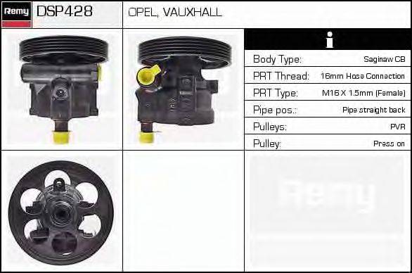 DELCO REMY DSP428 Гідравлічний насос, кермо