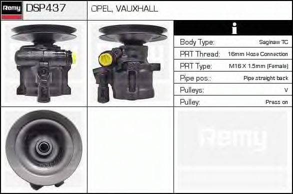 DELCO REMY DSP437 Гідравлічний насос, кермо