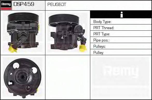 DELCO REMY DSP459 Гідравлічний насос, кермо