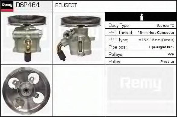 DELCO REMY DSP464 Гідравлічний насос, кермо