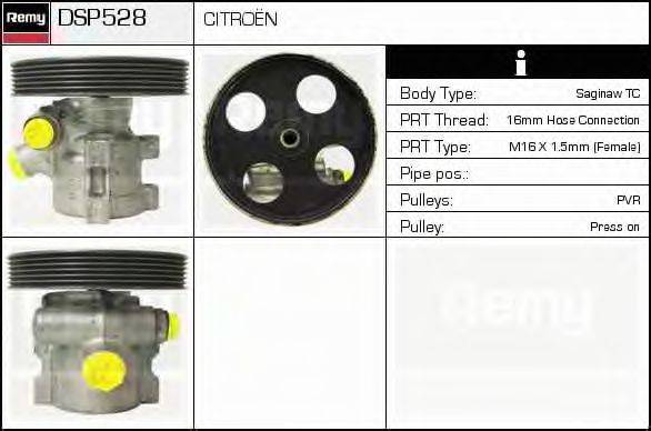 DELCO REMY DSP528 Гідравлічний насос, кермо