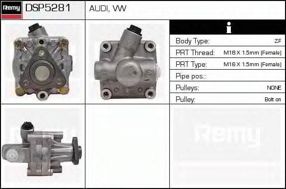 DELCO REMY DSP5281 Гідравлічний насос, кермо