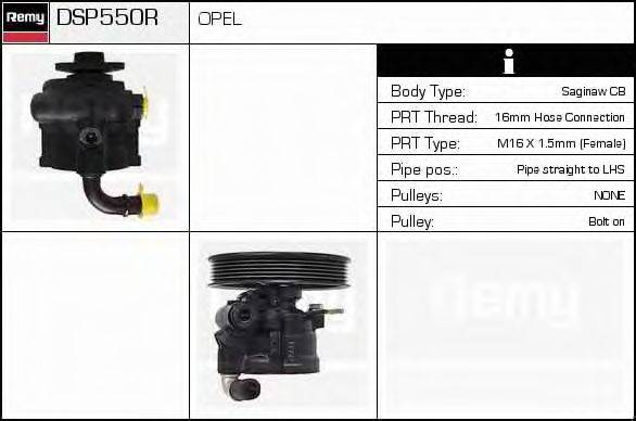 DELCO REMY DSP550R Гідравлічний насос, кермо