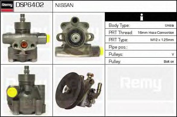 DELCO REMY DSP6402 Гідравлічний насос, кермо