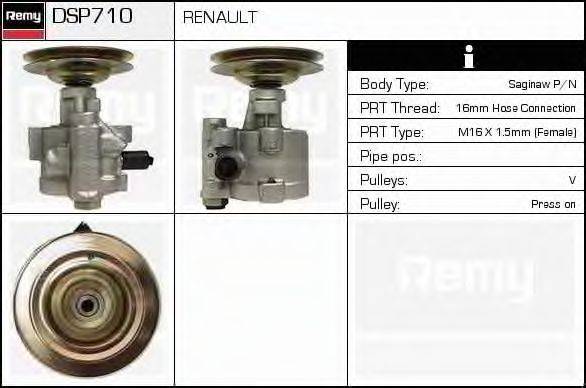 DELCO REMY DSP710 Гідравлічний насос, кермо