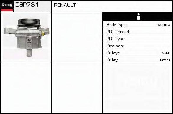 DELCO REMY DSP731 Гідравлічний насос, кермо