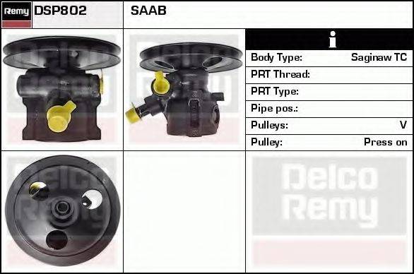 DELCO REMY DSP802 Гідравлічний насос, кермо