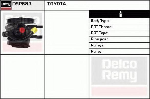 DELCO REMY DSP883 Гідравлічний насос, кермо