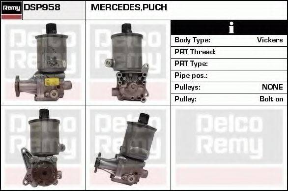 DELCO REMY DSP958 Гідравлічний насос, кермо