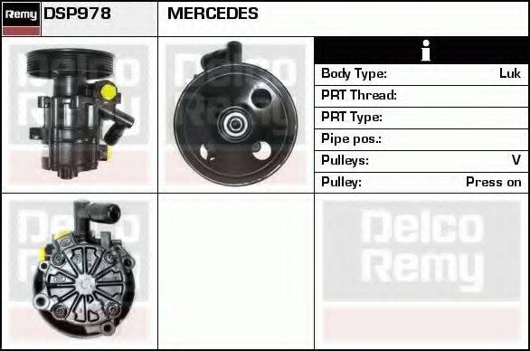 DELCO REMY DSP978 Гідравлічний насос, кермо