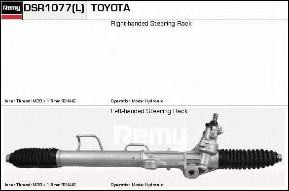 DELCO REMY DSR1077 Рульовий механізм