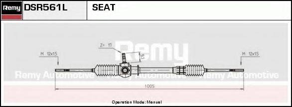 DELCO REMY DSR561L Рульовий механізм