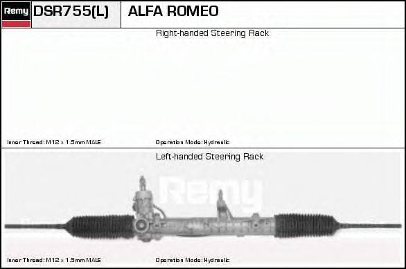 DELCO REMY DSR755 Рульовий механізм