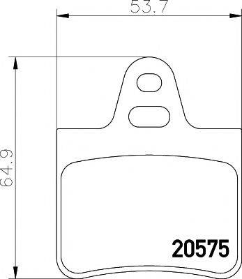 PAGID T0150 Комплект гальмівних колодок, дискове гальмо