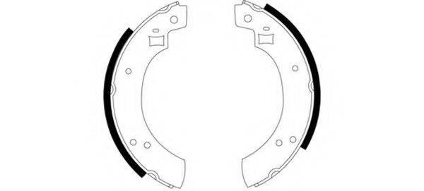 PAGID H1072 Комплект гальмівних колодок