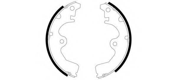 PAGID H8025 Комплект гальмівних колодок