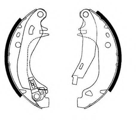 PAGID H1176 Комплект гальмівних колодок