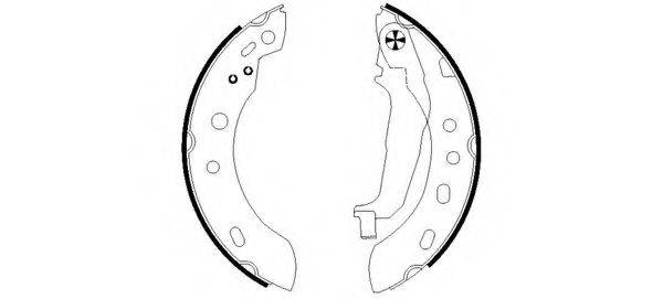 PAGID H9490 Комплект гальмівних колодок