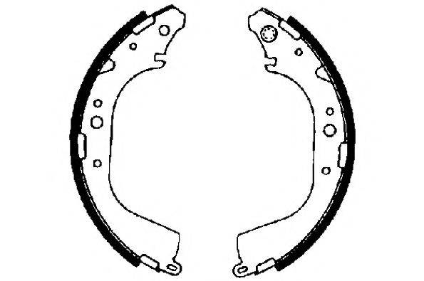 PAGID H1415 Комплект гальмівних колодок