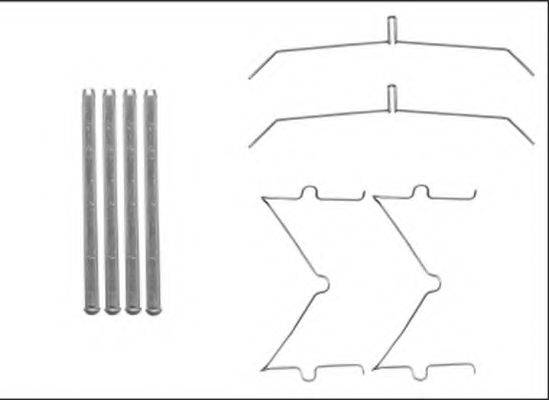 PAGID K0681 Комплектуючі, колодки дискового гальма