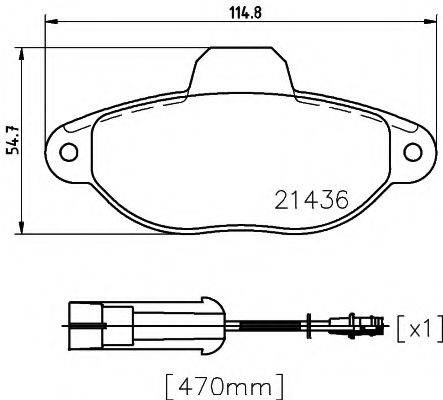 PAGID T9030 Комплект гальмівних колодок, дискове гальмо