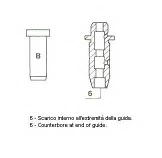 METELLI 012864 Напрямна втулка клапана