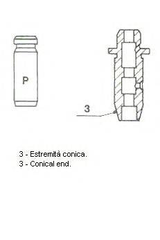 METELLI 012907 Напрямна втулка клапана