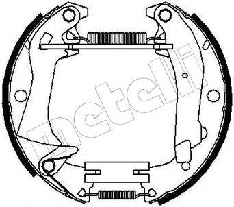 METELLI 510018 Комплект гальмівних колодок