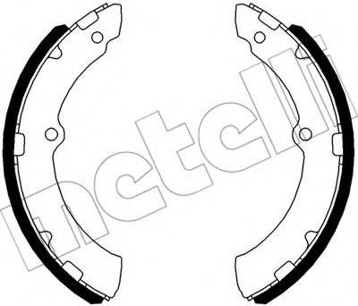 METELLI 530641 Комплект гальмівних колодок