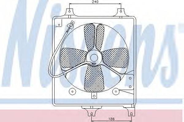 NISSENS 85068 Вентилятор, охолодження двигуна