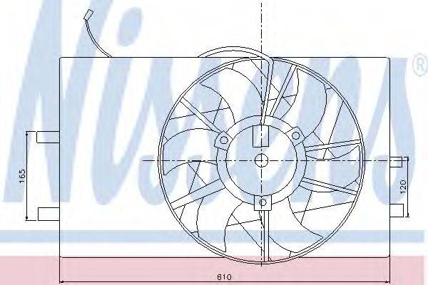 NISSENS 85079 Вентилятор, охолодження двигуна